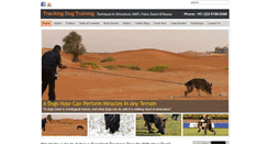 Desktop Screenshot of dogtrackingtraining.com
